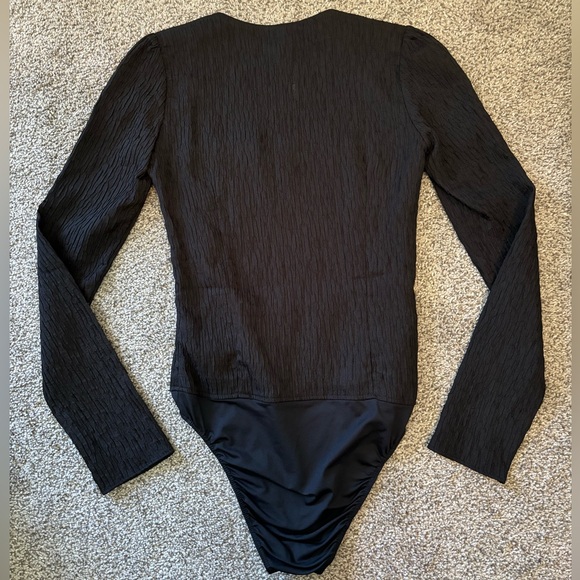 NWOT! ZARA Textured Square Neck Bodysuit - Picture 7 of 8